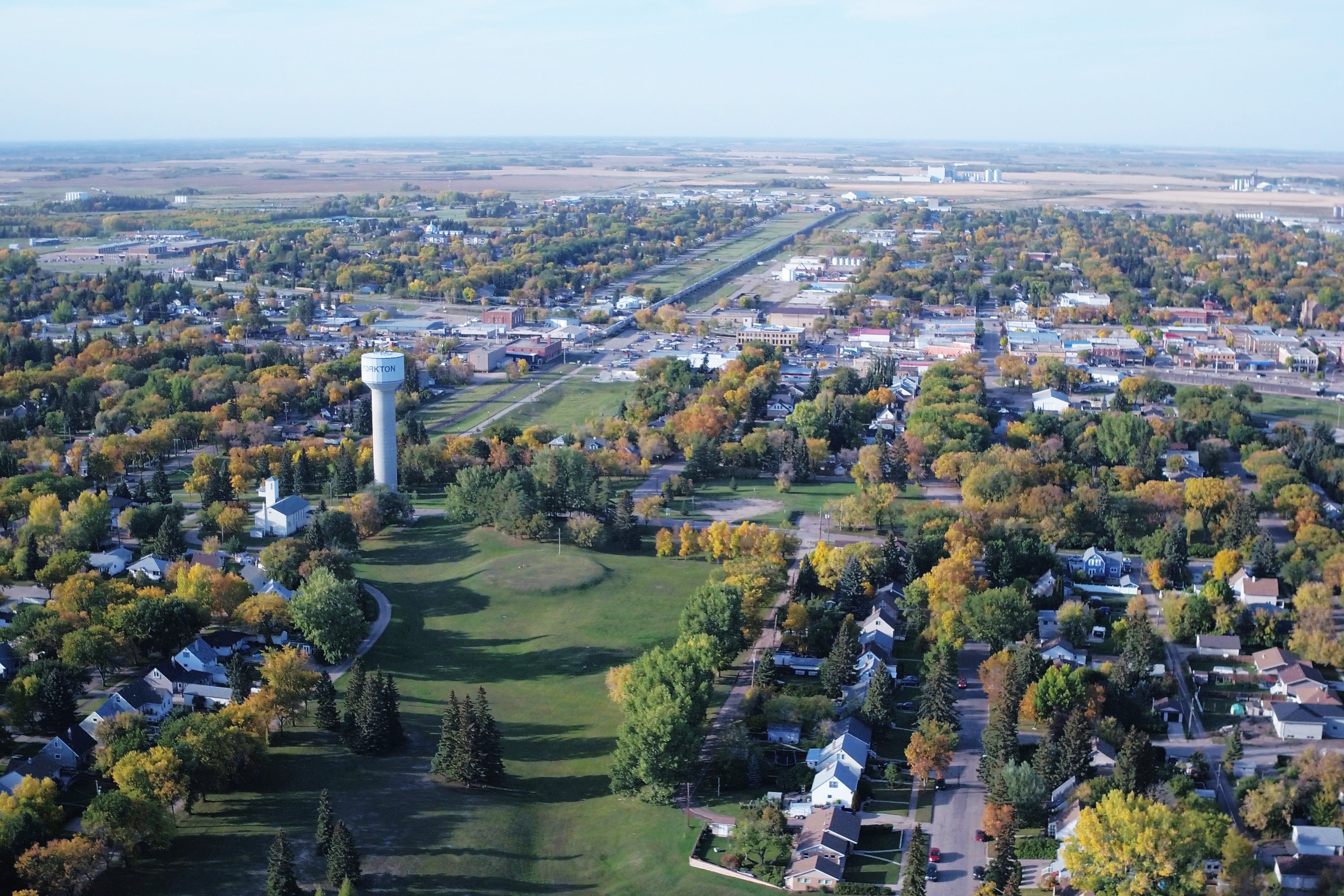 Aerial view of our City