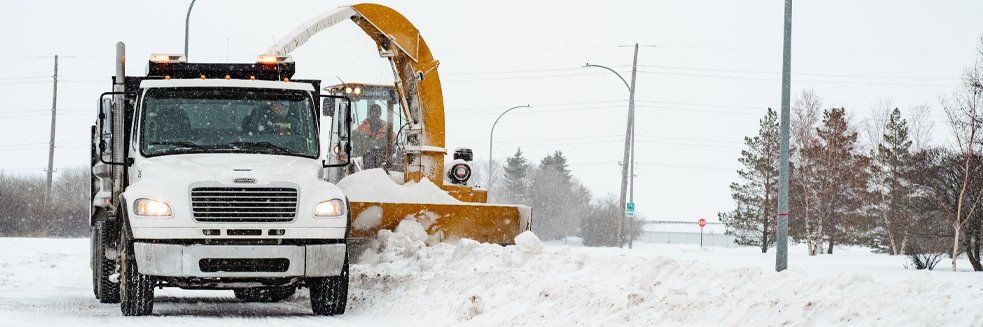 Snow Plowing Roads