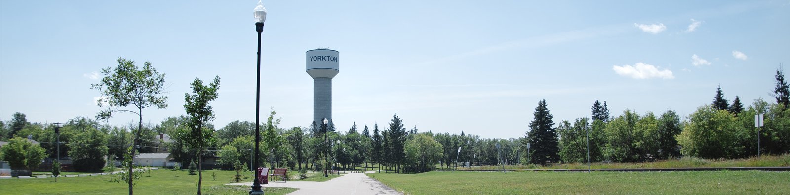 pathway to water tower