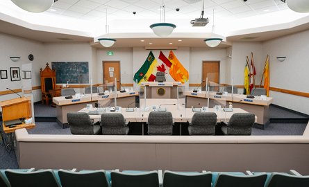 council chambers