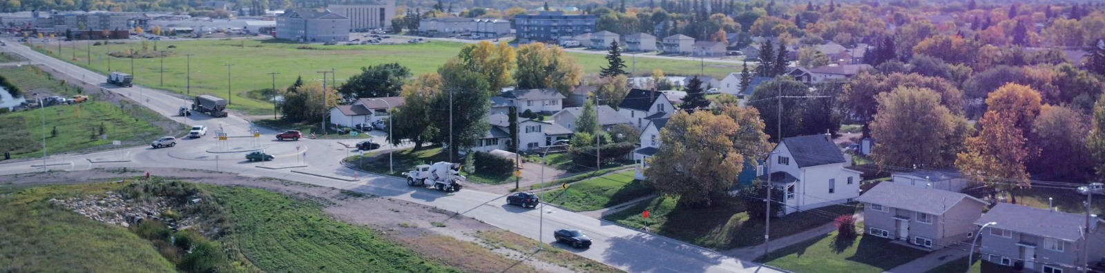 aerial of our roundabout