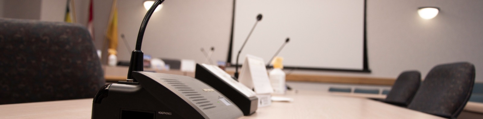 mics in council chambers