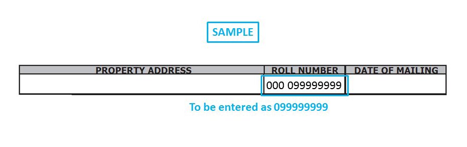 Roll number example