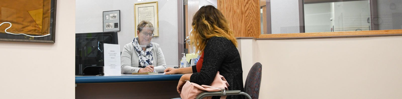 people sitting at counter