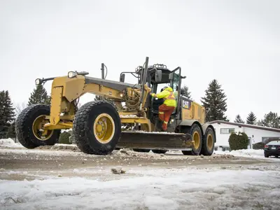 Cleaning snow
